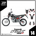 Decal 400 Micron Kawasaki KLX 150 BF